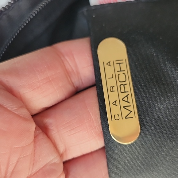 Vintage Carla Marchi Black and Gold Beaded Evening Shoulder/Crossbody Bag, $40 - Picture 6 of 7